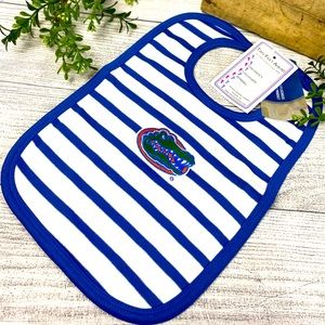NEW Florida Gators Navy and White Baby Bib🔥🌿